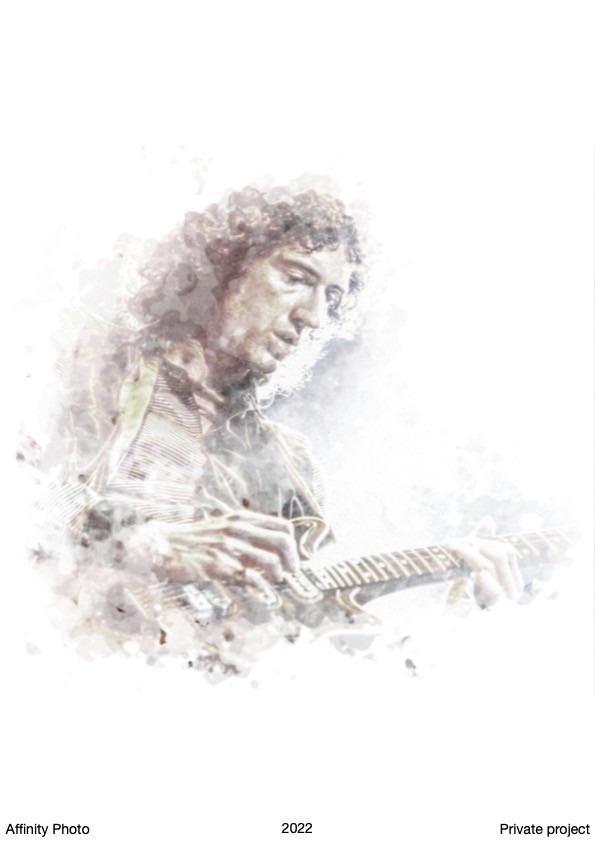 Brian May Watercolor