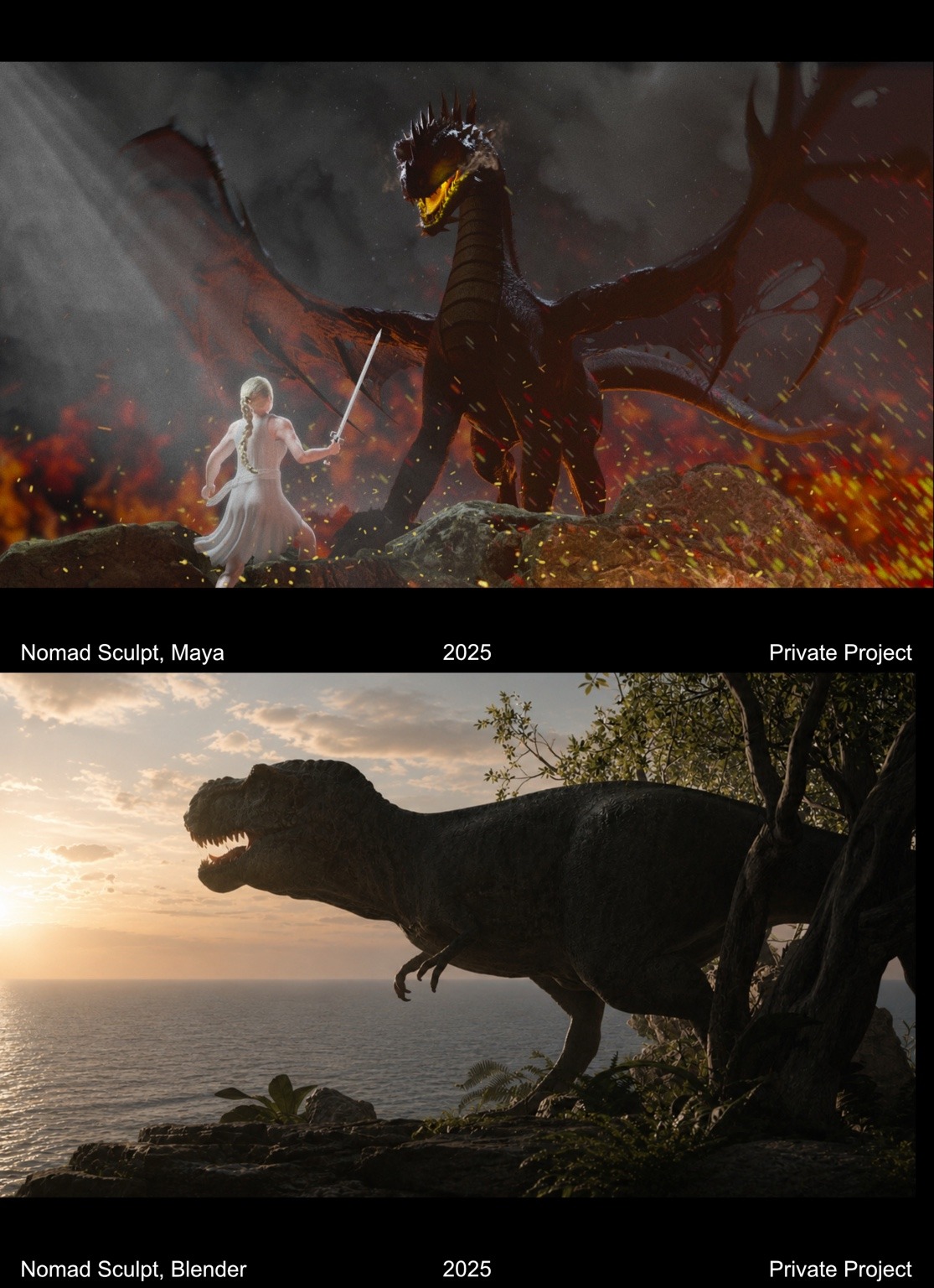 Dragon II und T-Rex II